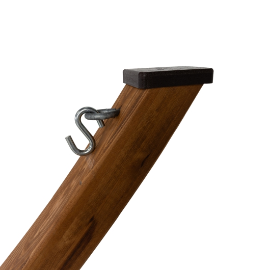 ROMAN ARC® 4-Ply Cypress 15 ft. Wood Hammock Stand - Canyon Brown