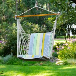 Sunbrella Cushioned Single Swing - Expand Citronelle
