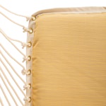 Premium Sunbrella Cushioned Single Swing - Dupione Cornsilk