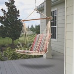 Sunbrella Cushioned Single Swing - Gateway Blush
