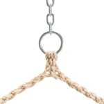 Sunbrella Cushioned Single Swing - Gateway Blush