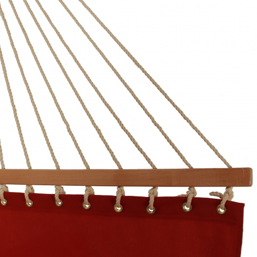 Solid Ruby Red Single Layer Hammock