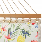 Large Double Quick Dry Fabric Hammock - Tropical Print