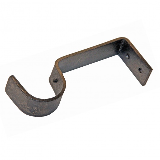 Wrought Iron Simple Outdoor Curtain Wall Bracket - Bronze Finish
