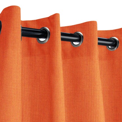 Sunbrella Spectrum Cayenne Outdoor Curtain with Grommets