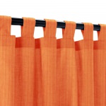Sunbrella Spectrum Cayenne Outdoor Curtain with Grommets