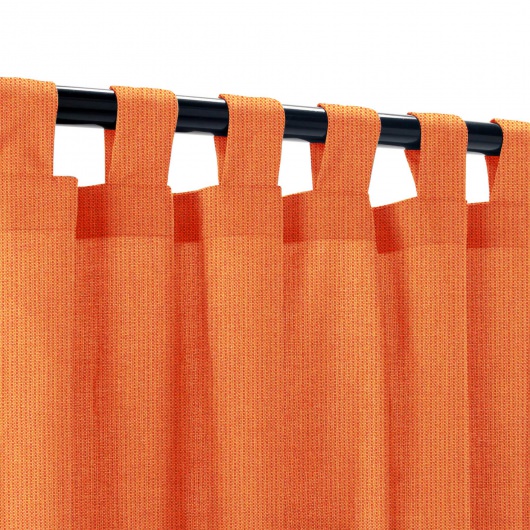 Sunbrella Spectrum Cayenne Outdoor Curtain with Grommets