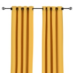 Sunbrella Spectrum Daffodil Outdoor Curtain with Grommets