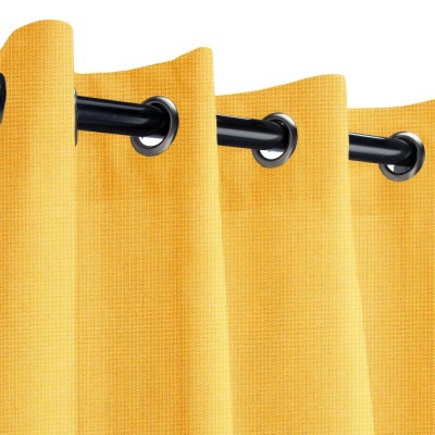 Sunbrella Spectrum Daffodil Outdoor Curtain with Grommets
