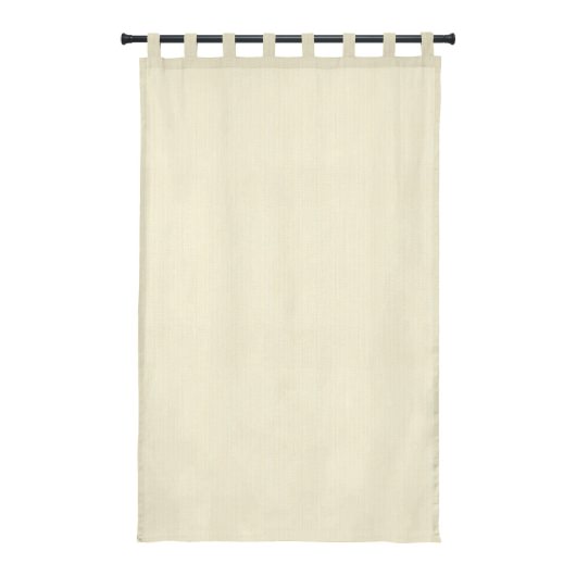 Sunbrella®  Spectrum Eggshell Outdoor Curtain with Tabs 50 in. x 84 in.