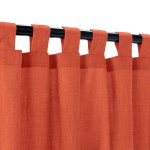 Sunbrella Spectrum Grenadine Outdoor Curtain Custom Length with Tabs
