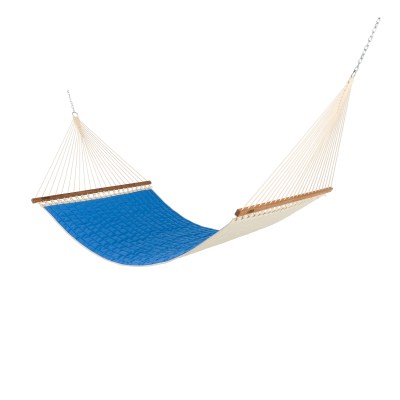 Large Sunbrella Quilted Hammock - Canvas Capri