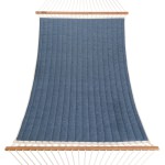Large Sunbrella Quilted Hammock - Platform Indigo