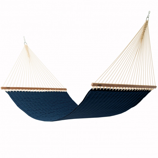 Large Quilted Hammock with TRI-BEAM® Metal Stand and Optional Hammock Pillow Combo