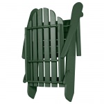 DURAWOOD® Poly Essentials Folding Adirondack Chair - Pawleys Green