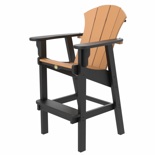 DURAWOOD® Poly Sunrise Bar Height Chair