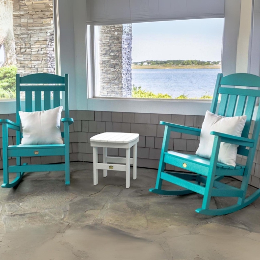 DURAWOOD® Poly 3 Piece Vertical Porch Rocker Set