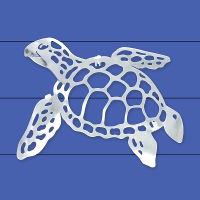 Stainless Steel Sea Turtle Wall Decor
