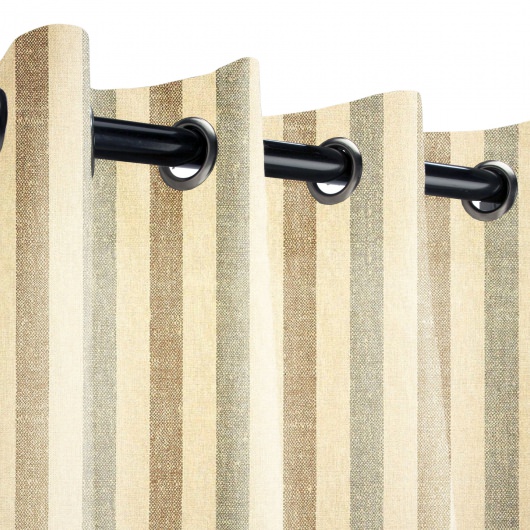 Sunbrella Paris Raffia Outdoor Curtain 50 in. x 84 in.