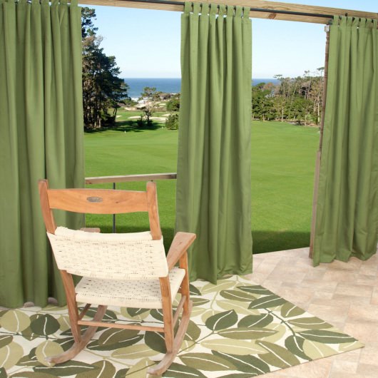 Sunbrella Spectrum Cilantro with Tabs - 50 in. x 84 in.