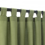 Sunbrella Spectrum Cilantro with Tabs - 50 in. x 84 in.