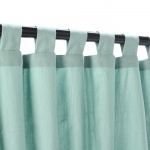 Sunbrella Spectrum Mist Outdoor Curtain with Tabs 50 in. x 84 in.