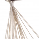 Single Quick Dry Fabric Swing with Eclectic Fringe - Natural
