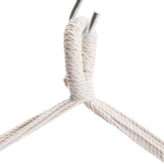 Single Quick Dry Fabric Swing with Eclectic Fringe - Natural