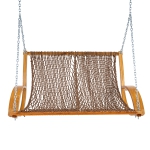 Bent Oak Double DURACORD® Rope Swing - Antique Brown