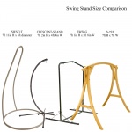 Metal Swing Stand - Taupe