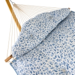 Large Sunbrella Tufted Hammock with Detachable Pillow -Dapple Delft