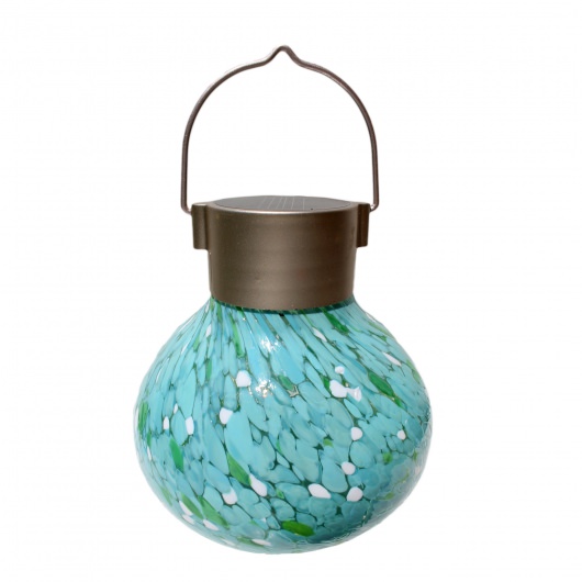 Shop Solar Glass Tea Lantern - Allsop; Lighting; Outdoors ...