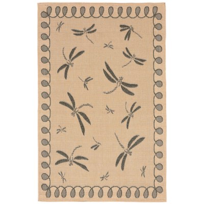 Terrace Dragonfly Neutral Outdoor Rug 3ft. 3in. x 4ft. 11in.