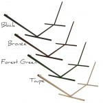 Large Quilted Hammock with Metal Stand and Optional Hammock Pillow