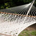 55 Inch Wide Soft Spun Cotton Rope Hammock with Hanging Hardware and FREE Pillow