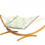 Tufted Hammock with Original Roman Arc II Cypress Stand Combo