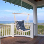 Tufted Sunbrella Single Swing - Platform Indigo