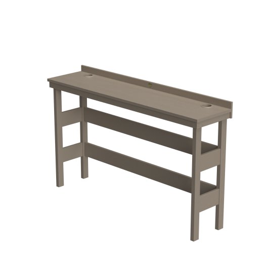 DURAWOOD® Poly 3 Piece Viewfinder Bar Height Table with Saddle Stools