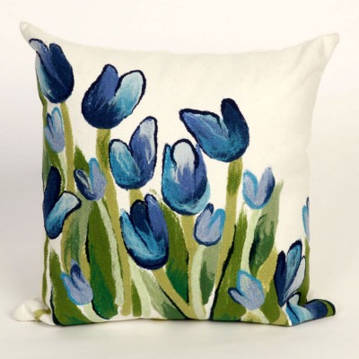Visions II Allover Tulips Blue