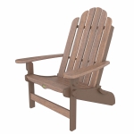 DURAWOOD® Poly Woodgrain Folding Adirondack Chair