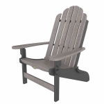 DURAWOOD® Poly Woodgrain Folding Adirondack Chair