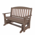 DURAWOOD® Poly Heritage Woodgrain Glider Bench
