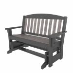 DURAWOOD® Poly Heritage Woodgrain Glider Bench