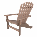 DURAWOOD® Poly Heritage Woodgrain Crescent Adirondack Chair