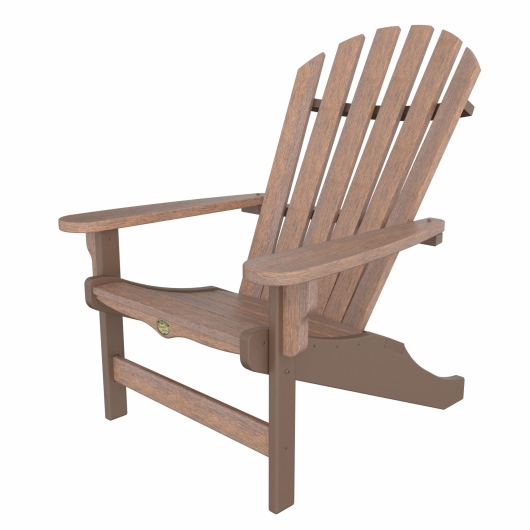 DURAWOOD® Poly Heritage Woodgrain Crescent Adirondack Chair