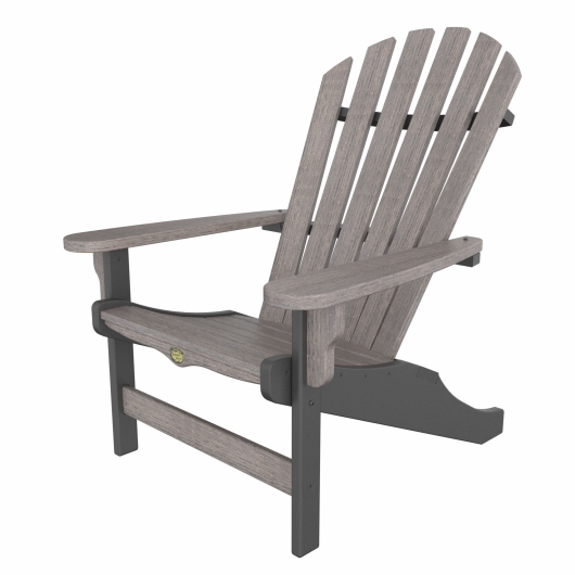 DURAWOOD® Poly Heritage Woodgrain Crescent Adirondack Chair