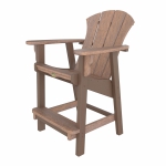 DURAWOOD® Poly Woodgrain Sunrise Counter Height Chair