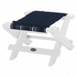 DURAWOOD® Poly White Folding DURACORD® Rope Footstool