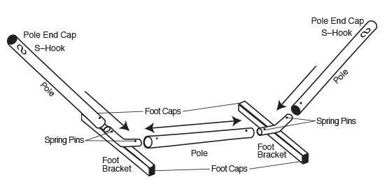 Hammock stand clearance parts